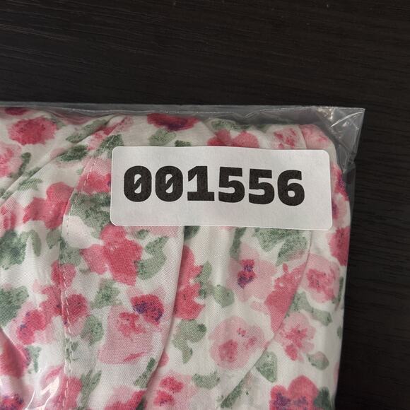 ASTR The Label Top Womens Small Floral Smocked Back Puff Sleeve Blouse Cottage - Picture 11 of 11